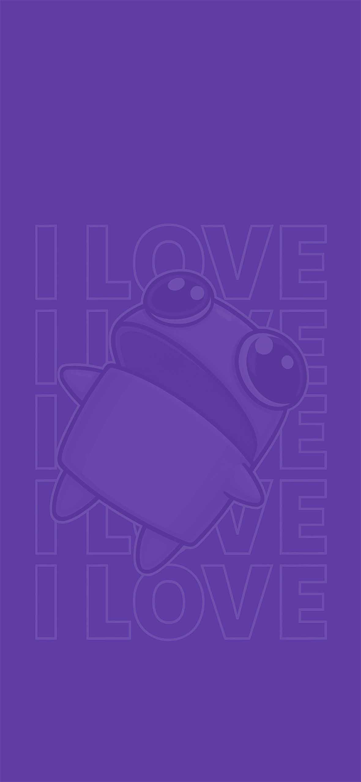 1180x2553 R.E.P.O. I Love Purple Wallpaper Games Wallpaper HD
