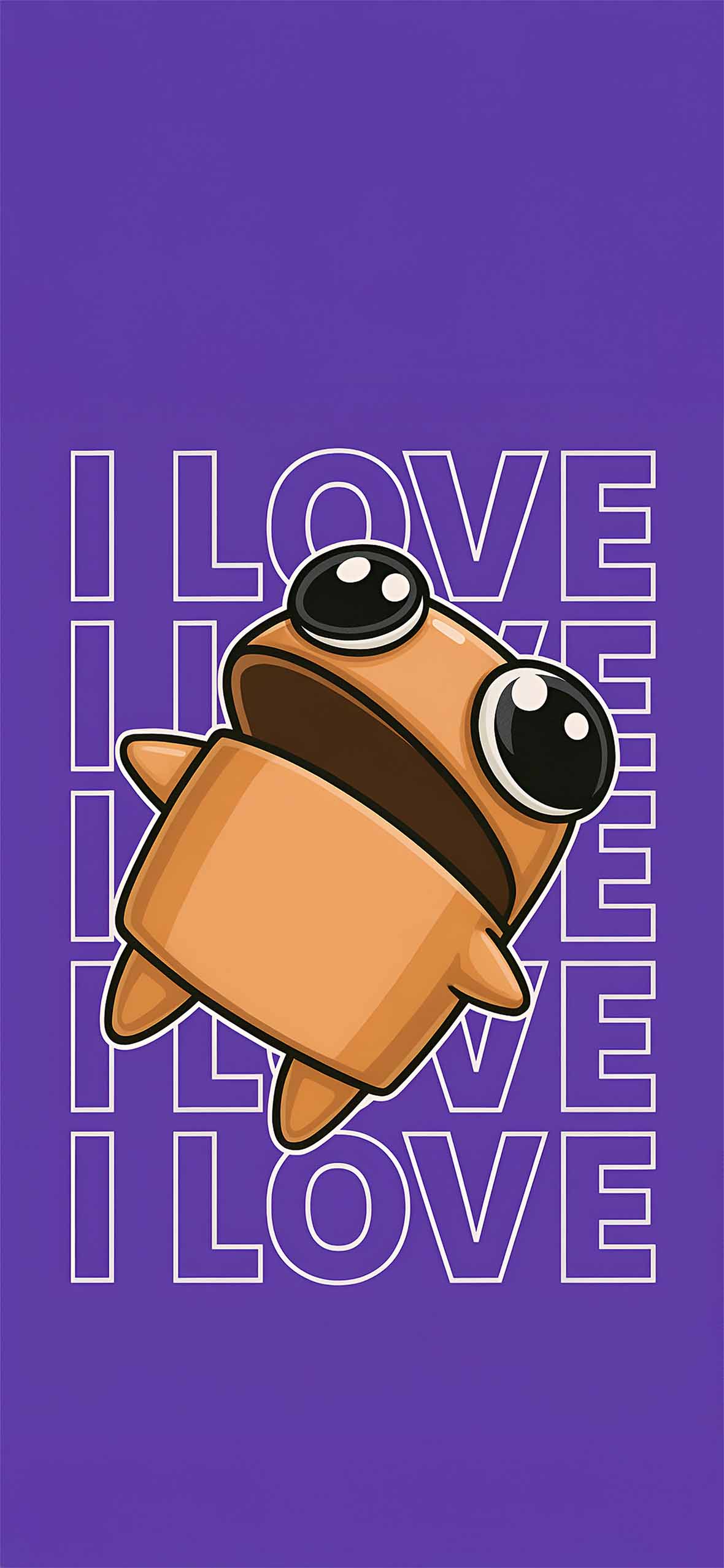 1180x2553 R.E.P.O. I Love Purple Wallpaper Games Wallpaper HD