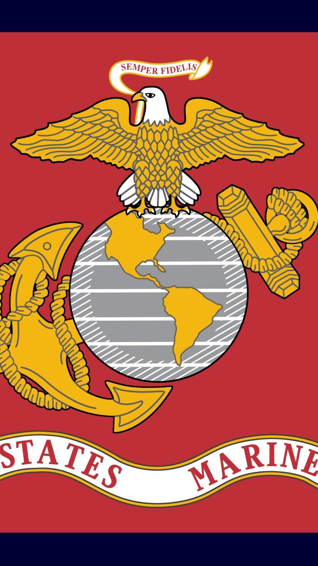 1080x1920 Jd usa us marines corps flags nations wallpaper
