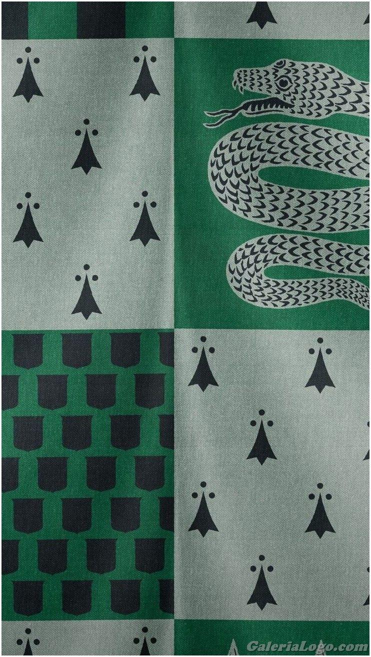 742x1314 Slytherin Wallpaper HD. Patrones de tela, Casas de hogwarts