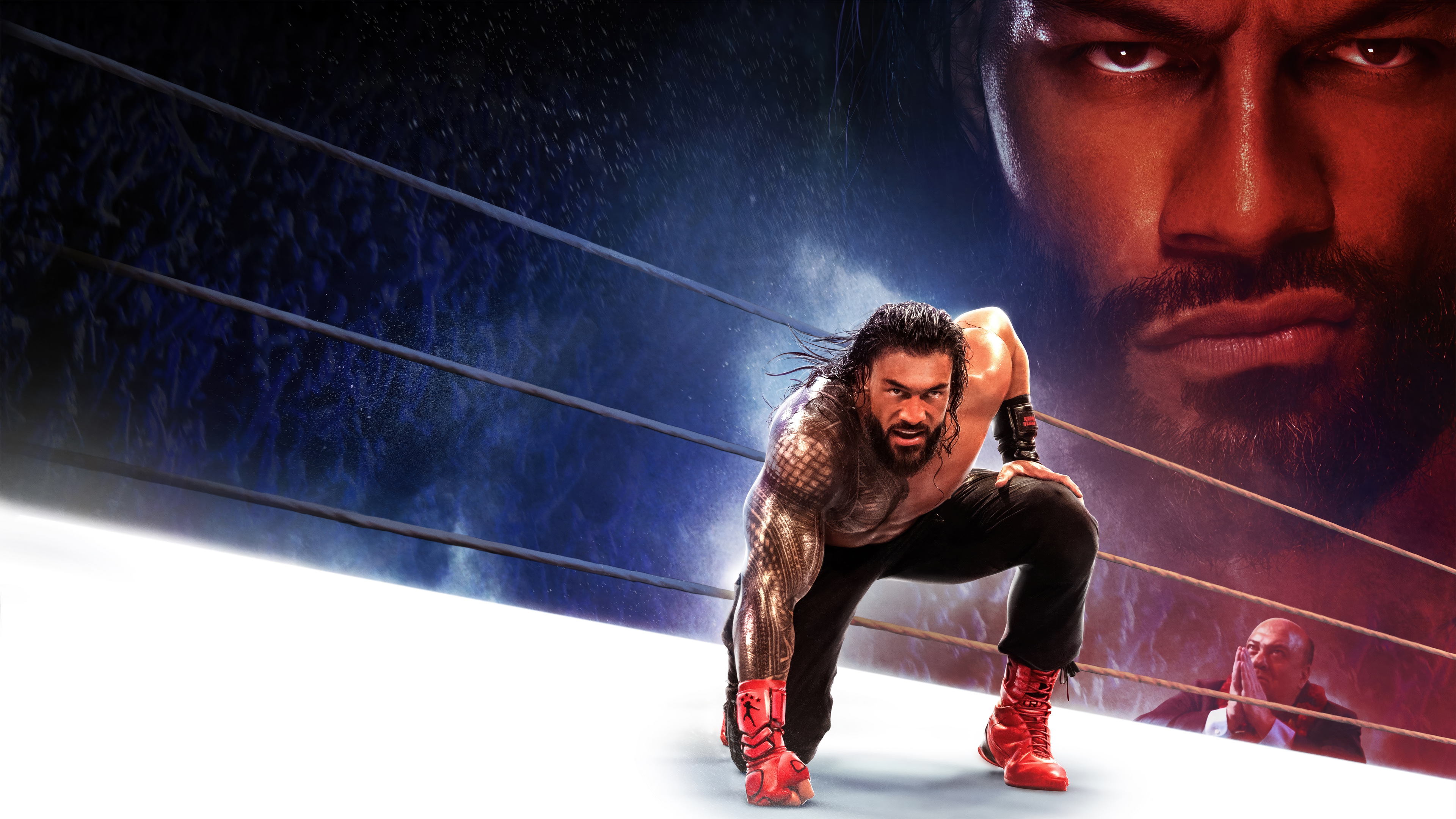 3840x2160 WWE 2K25 Roman Reigns 4K Wallpaper iPhone HD Phone