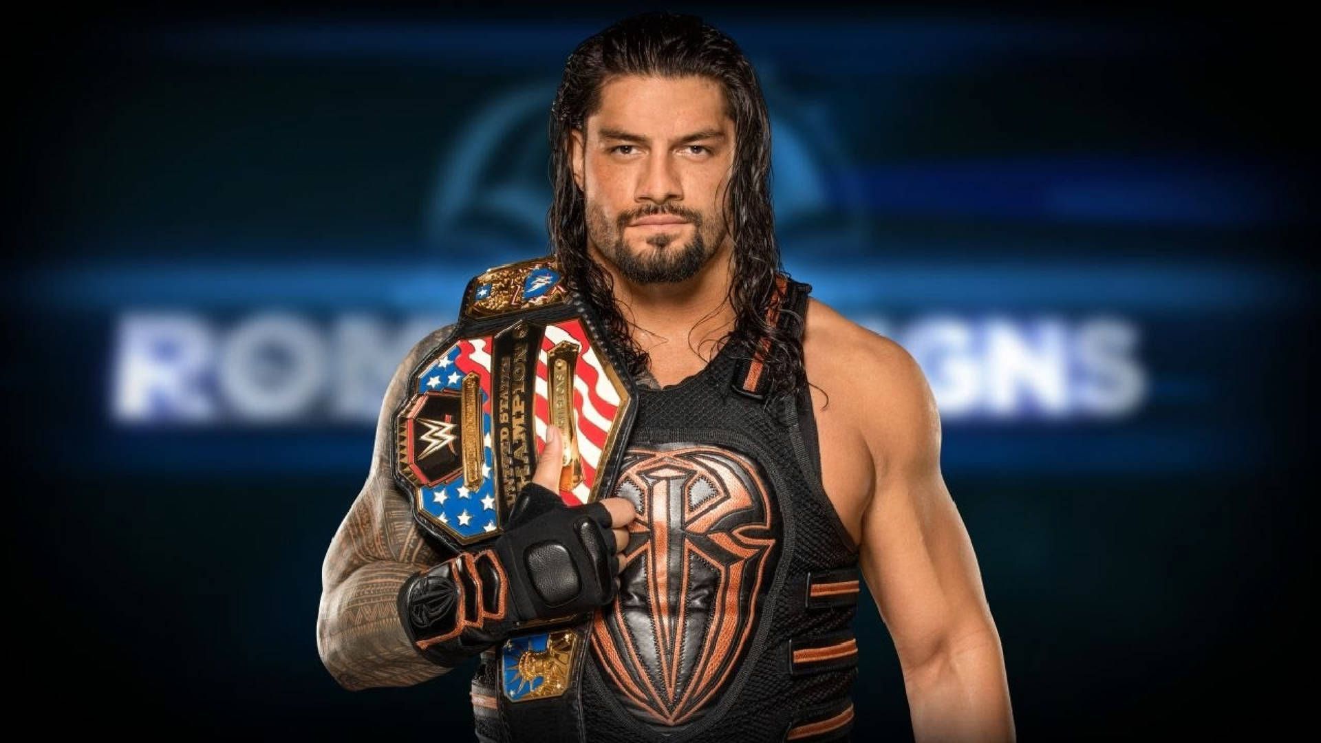 1920x1080 Download Roman Reigns US Champion Wallpaper