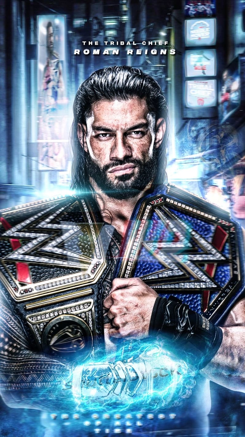 800x1423 Wwe Roman Reigns, Intense Look, wrestler, the tribal chief, HD phone wallpaper
