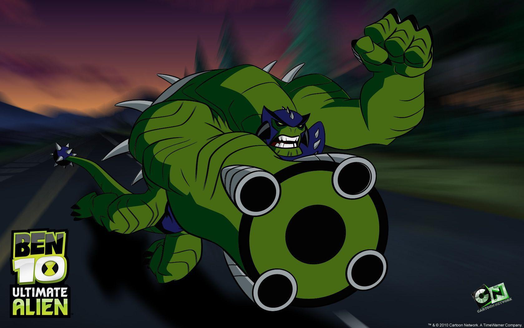 1680x1050 ben 10. Ben 10 Ultimate Alien Humungousaur figure photo. Ben 10
