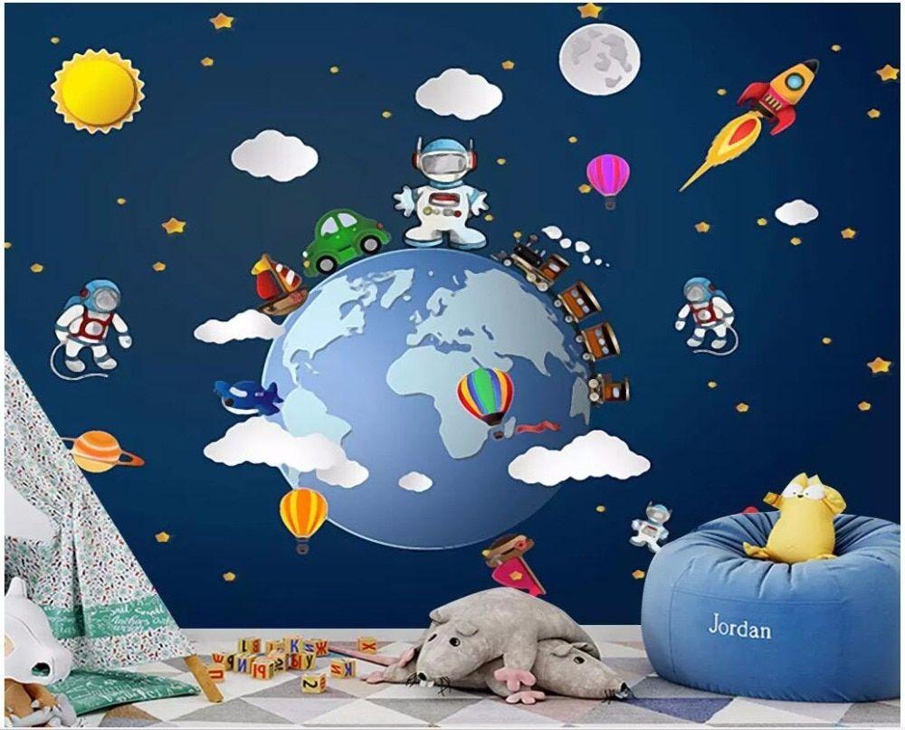 1000x807 WDBH custom photo 3D wallpaper on the wall Cosmic space planet