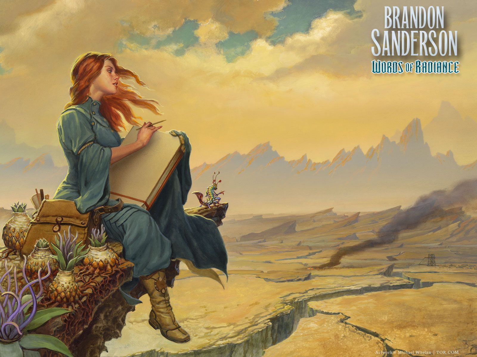 1600x1200 Download a Words of Radiance Wallpaper Featuring Shallan