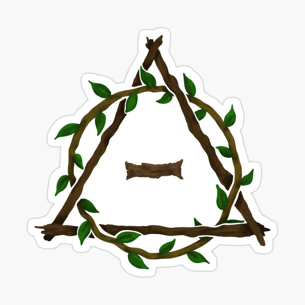 1000x1000 Nature Therian Symbol Sticker
