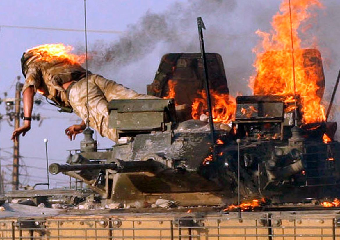 1169x826 Photos: Iconic image from the Iraq War. The Iraq War: 20 years on News