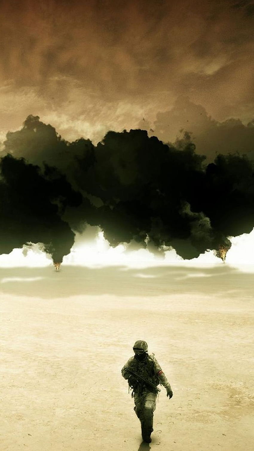 850x1511 Iraq War Android, Iraq Landscape HD phone wallpaper