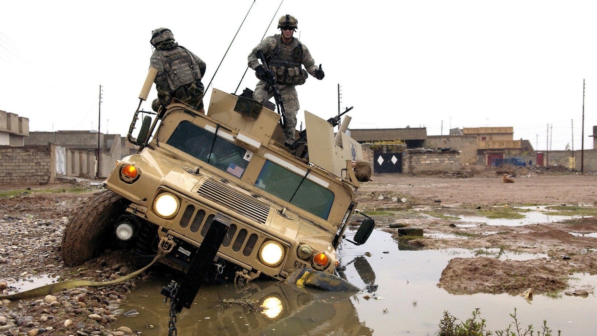 1920x1080 war, Fail, Iraq, Us, Army, Vehicles, Hummer Wallpaper HD / Desktop and Mobile Background