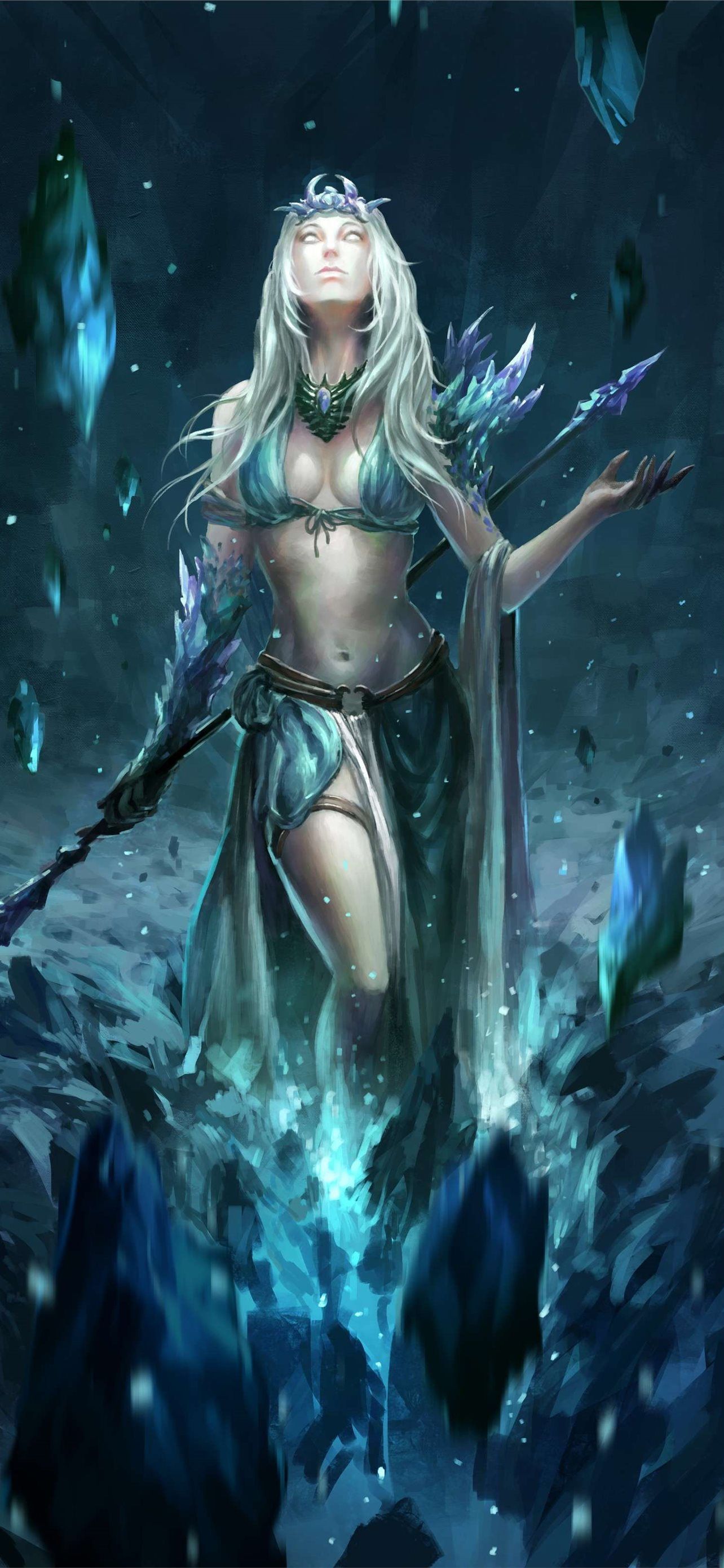 1284x2778 the ice queen fortnite iPhone Wallpaper Free Download