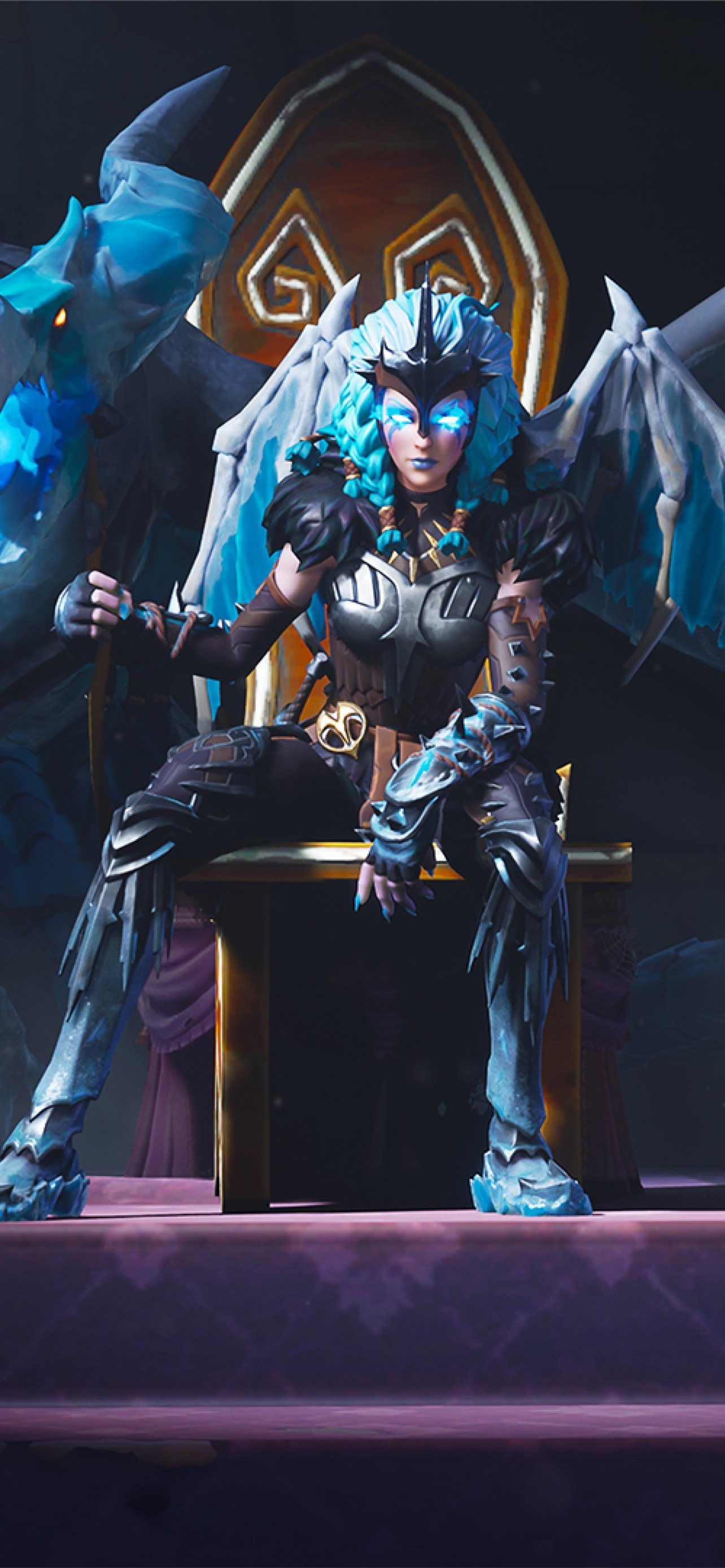 1284x2778 the ice queen fortnite iPhone Wallpaper Free Download