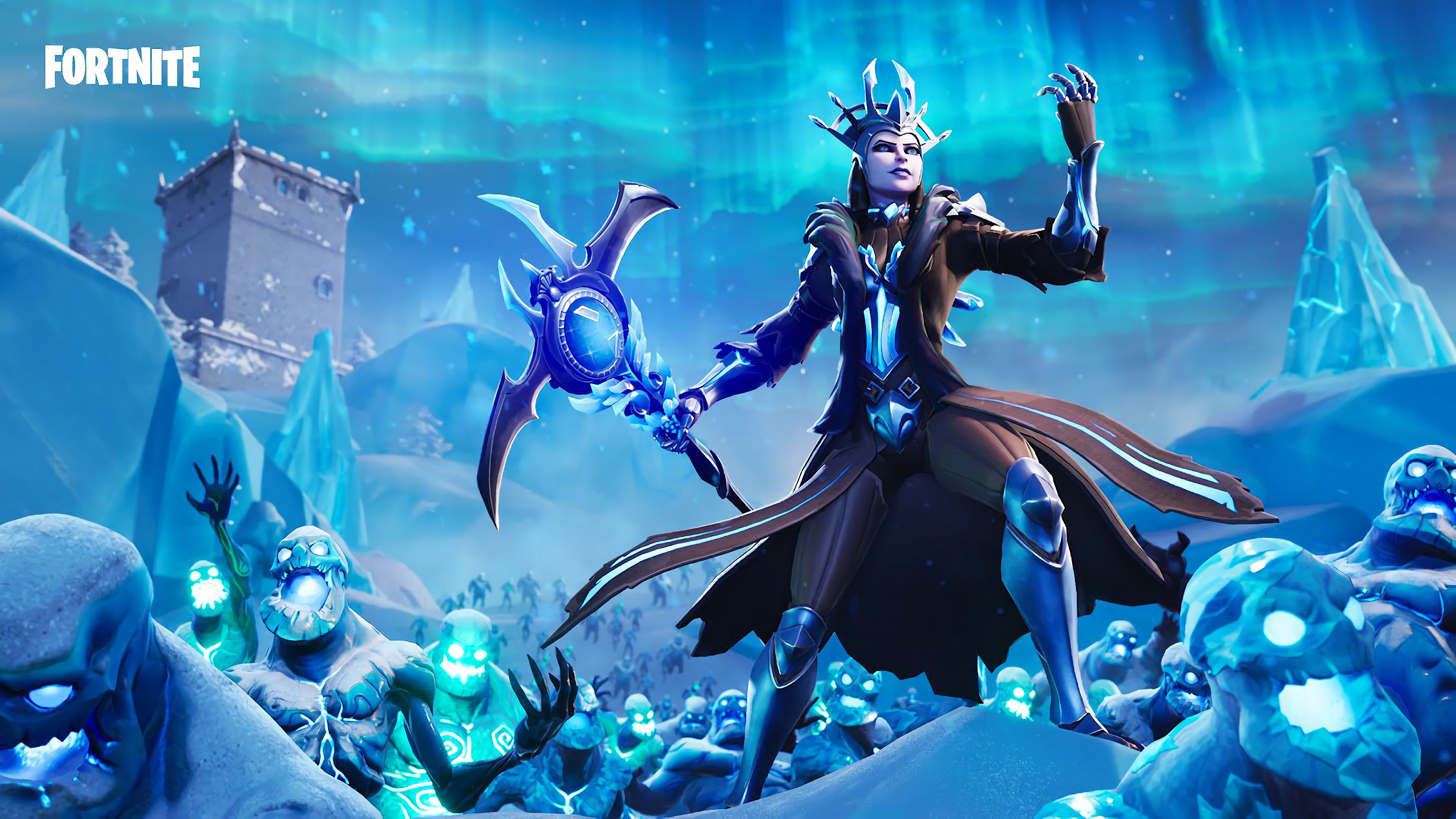 3840x2160 Fortnite Battle Royale The Ice Queen 4K Wallpaper HD