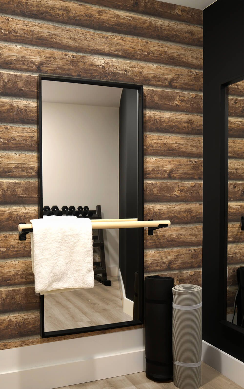 1000x1593 NextWall Log Cabin Peel and Stick Wallpaper