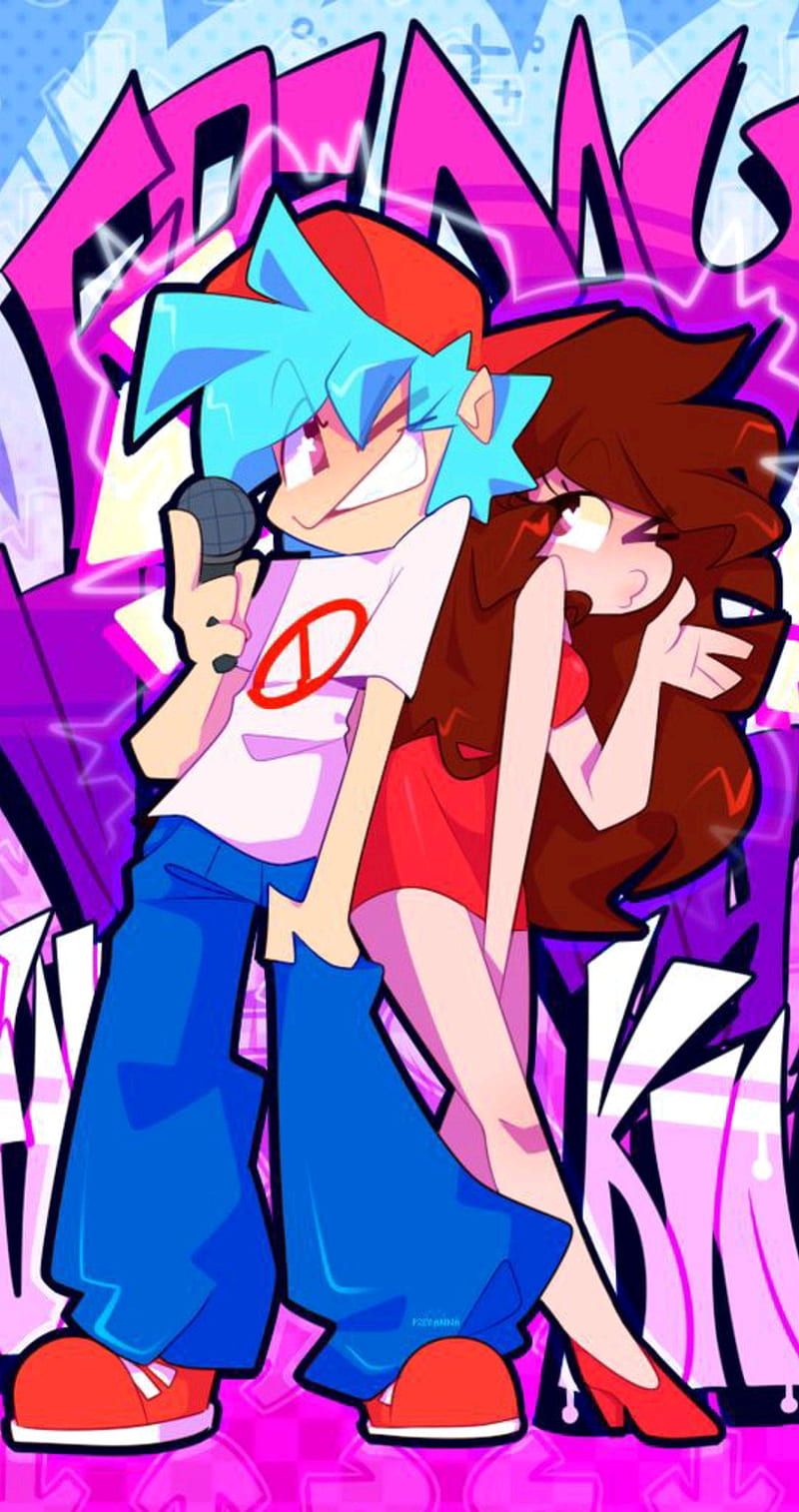 800x1514 GF and BF, fnf, HD phone wallpaper
