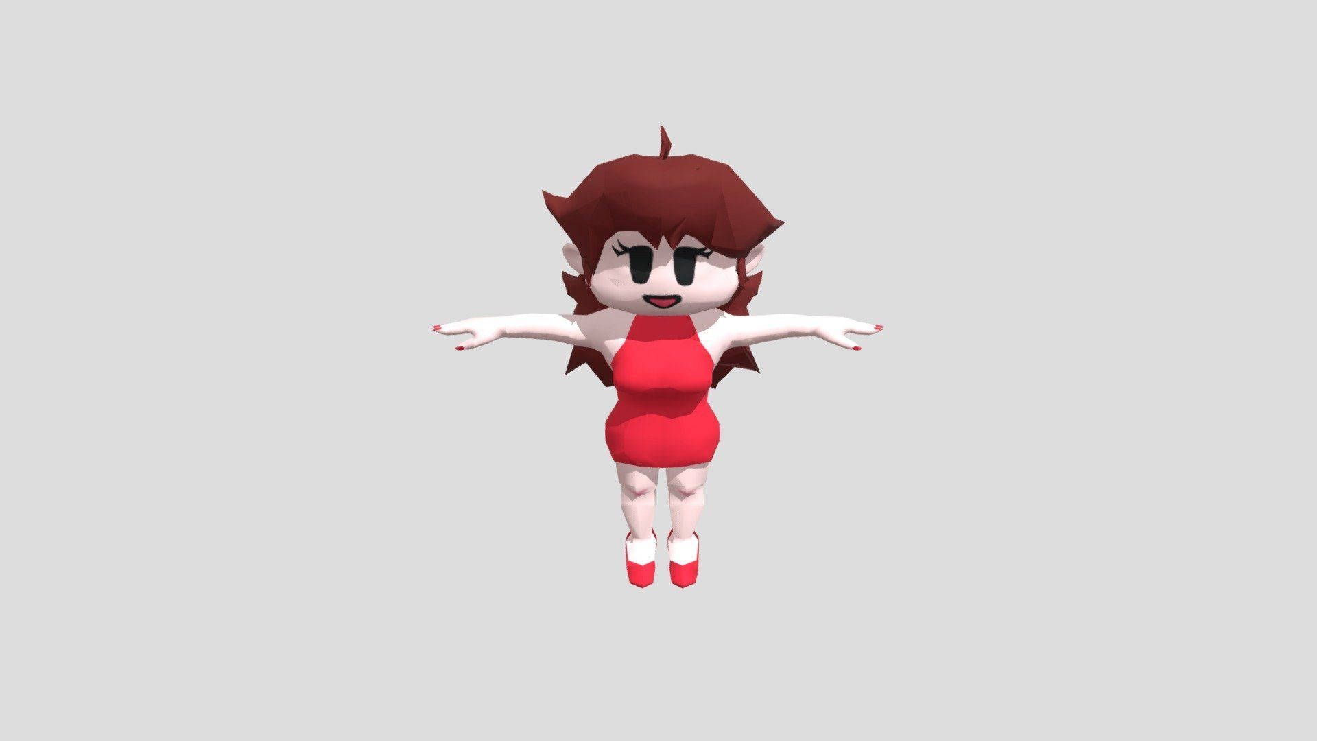 1920x1080 Download FNF Girlfriend 3D Wallpaper