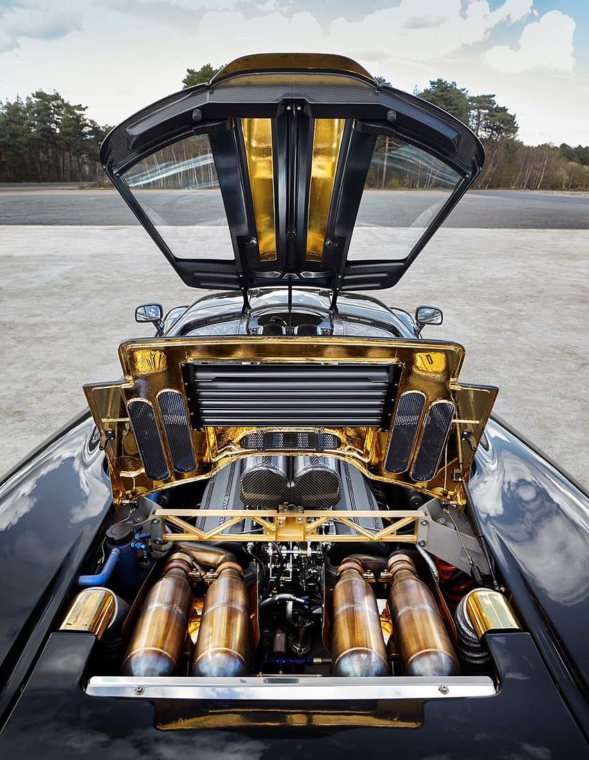 850x1097 The McLaren F1's engine bay is lined with 16g of gold. Gold's the, gold mclaren HD phone wallpaper
