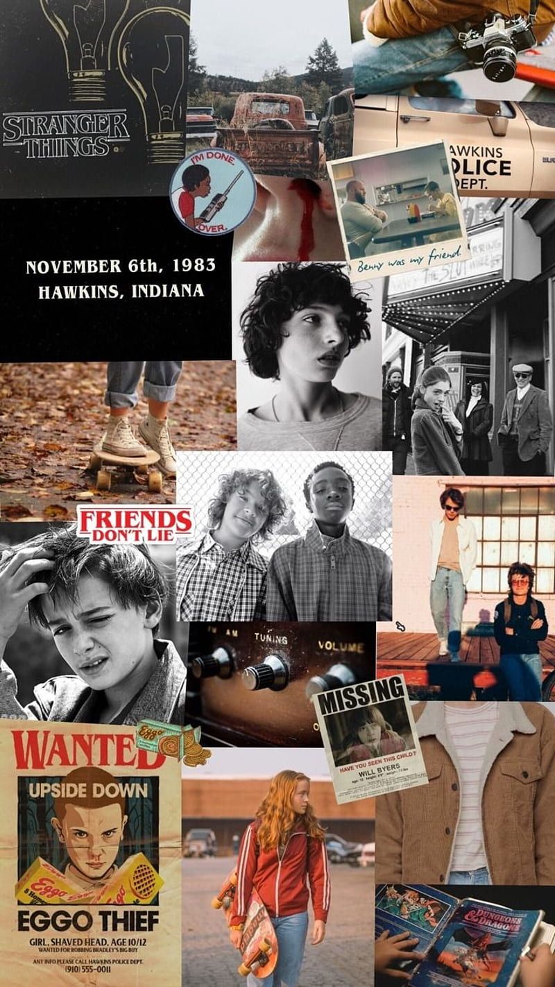 800x1422 ST collage, stranger things, HD phone wallpaper