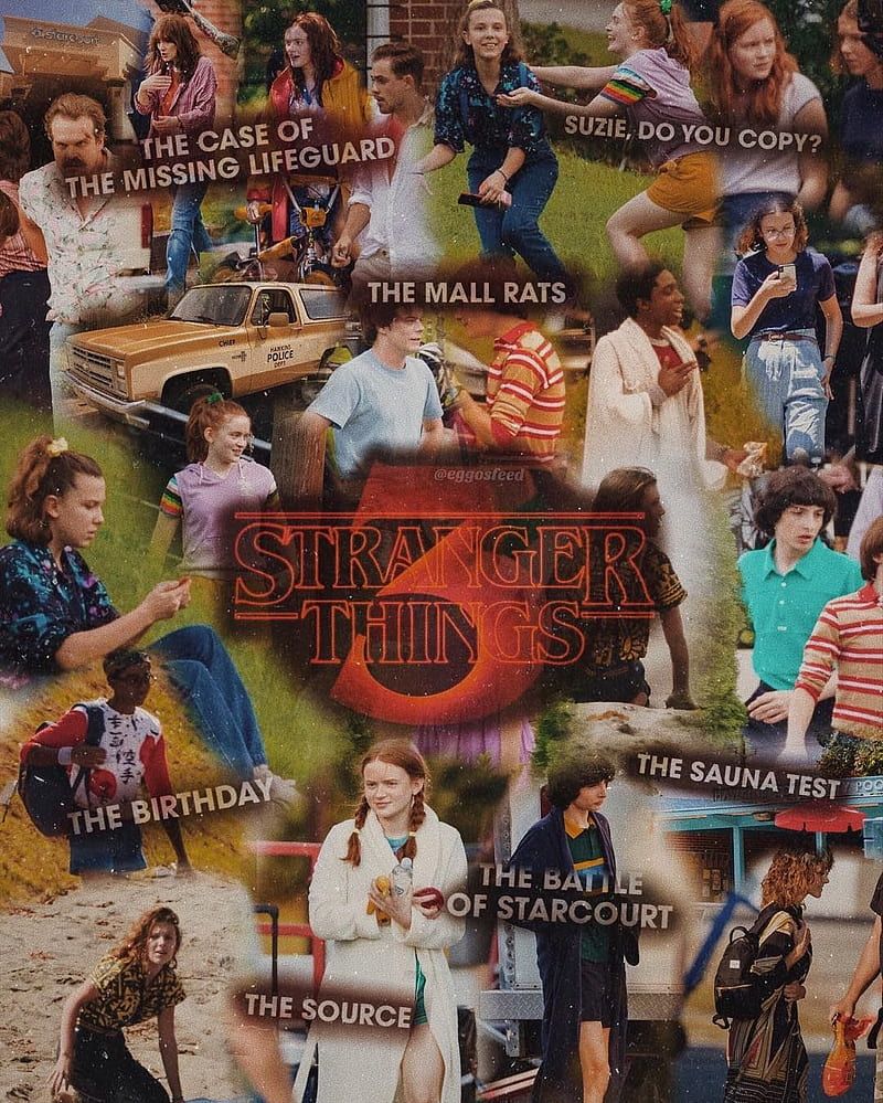 800x999 ST collage, stranger things, HD phone wallpaper