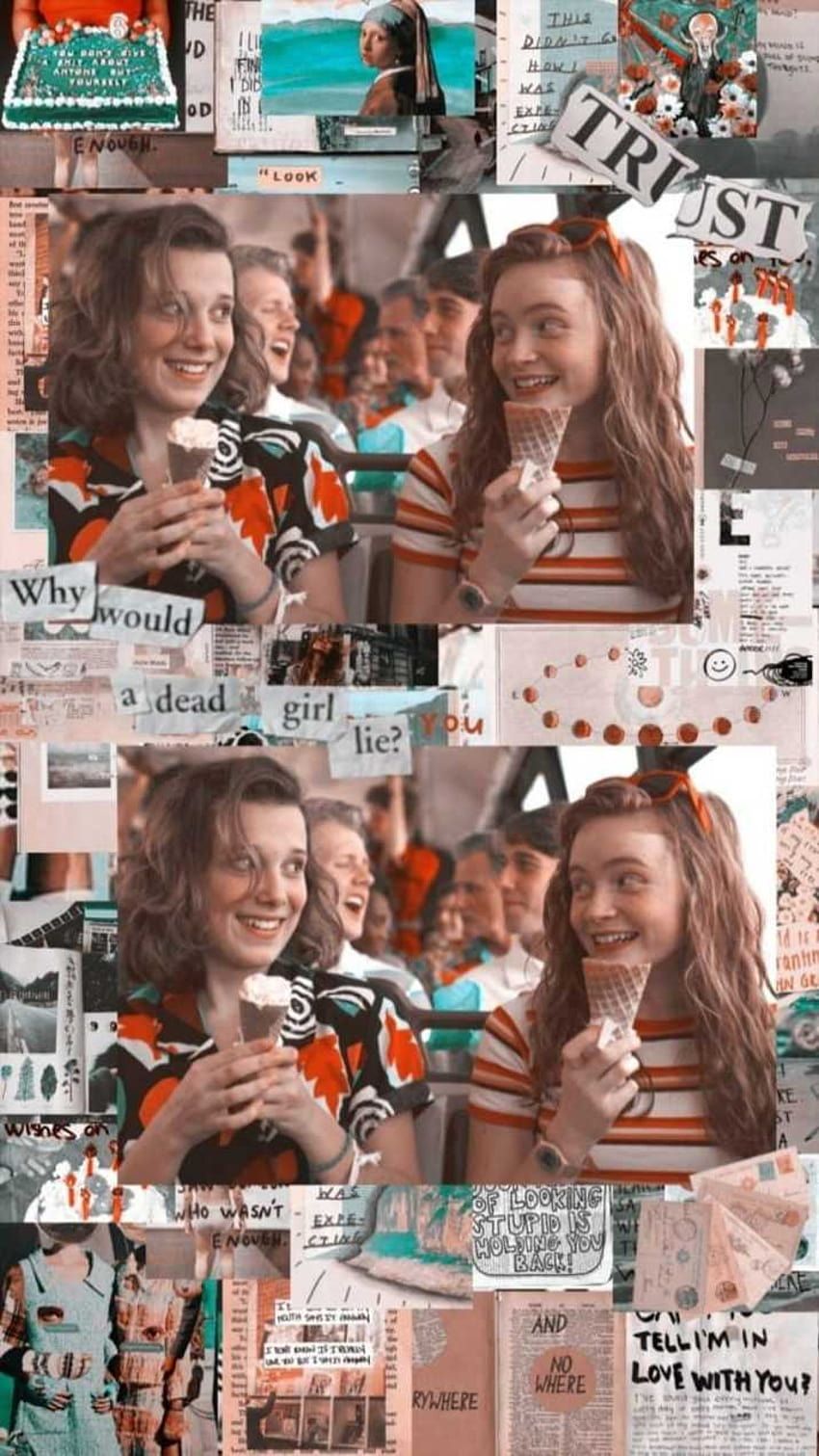 850x1511 Stranger things collage HD phone wallpaper