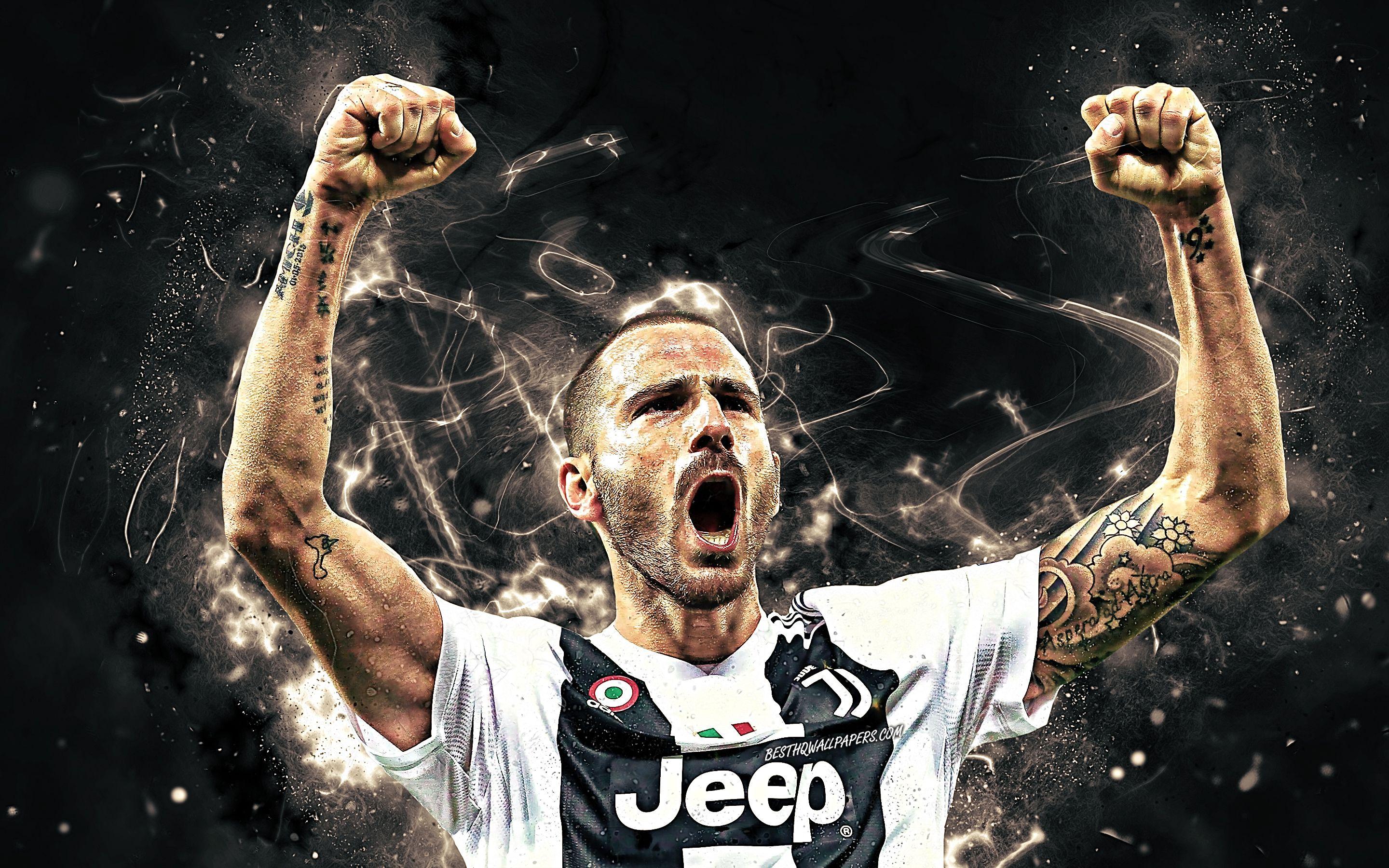 2880x1800 Download wallpaper Leonardo Bonucci, joy, italian footballers