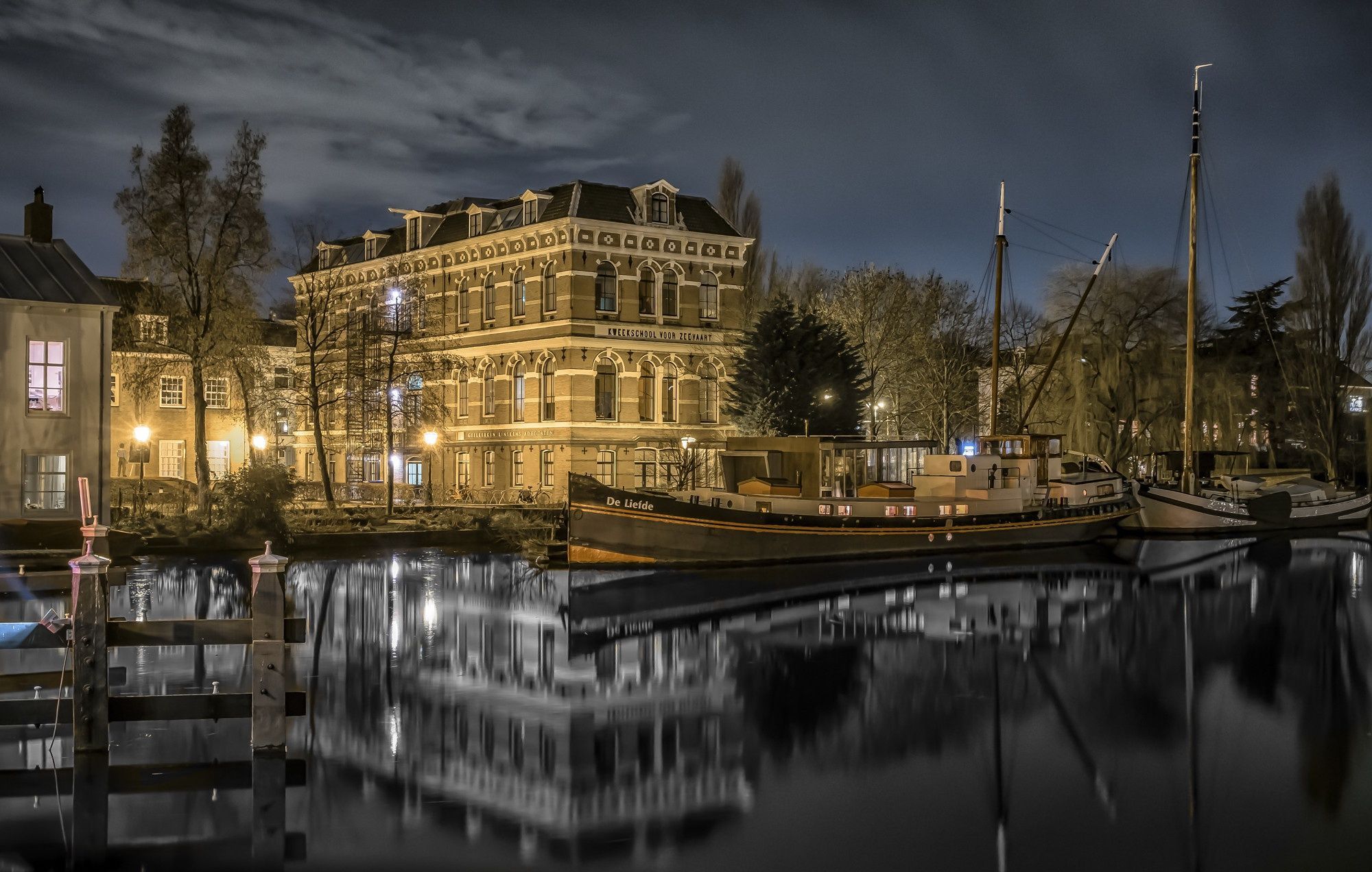 2000x1272 Wallpaper the city, Netherlands, Leiden for mobile and desktop, section город, resolution 2000x1272