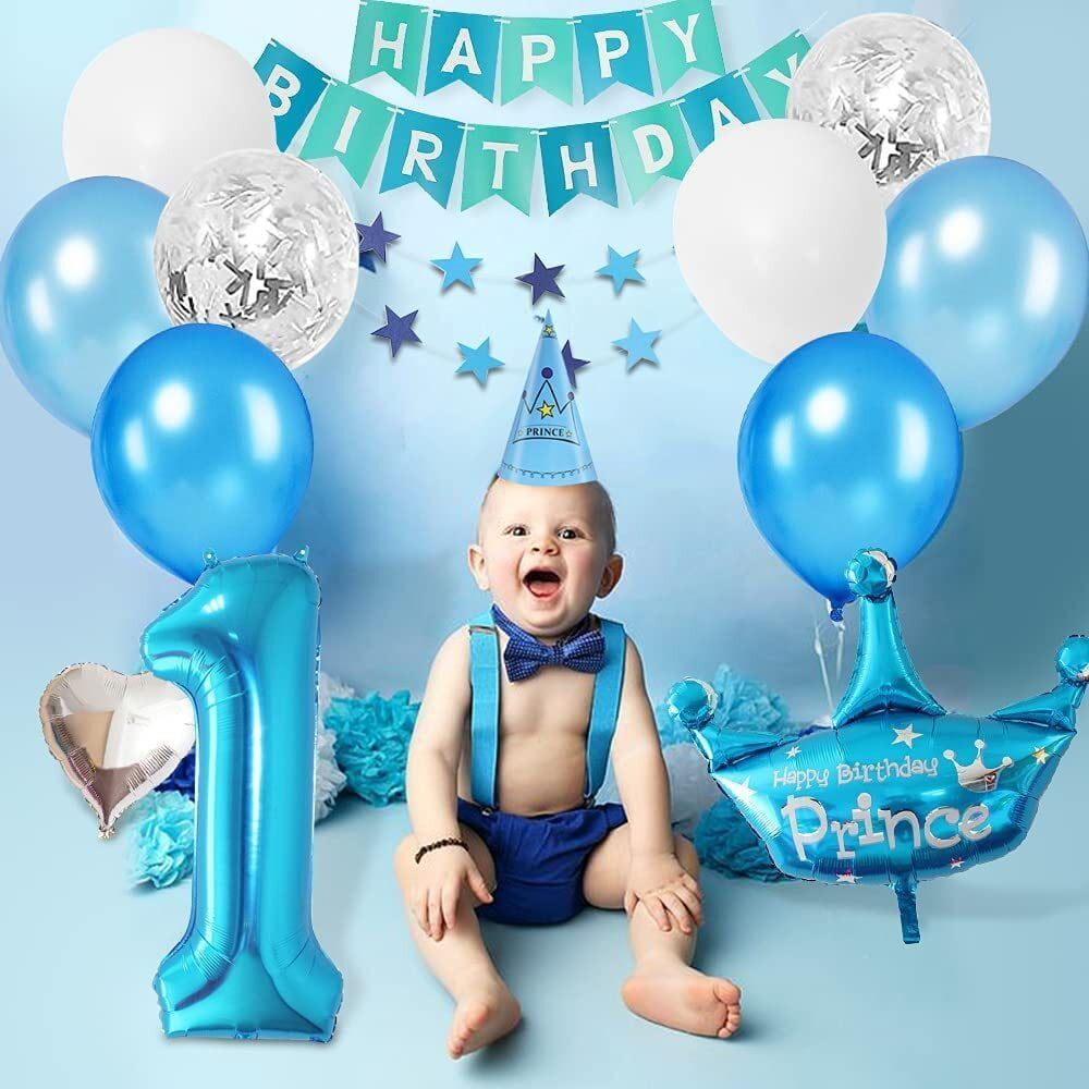 1000x1000 1st Birthday Image For Baby Boy Digital First Birthday Backdrop Background One Year Birthday