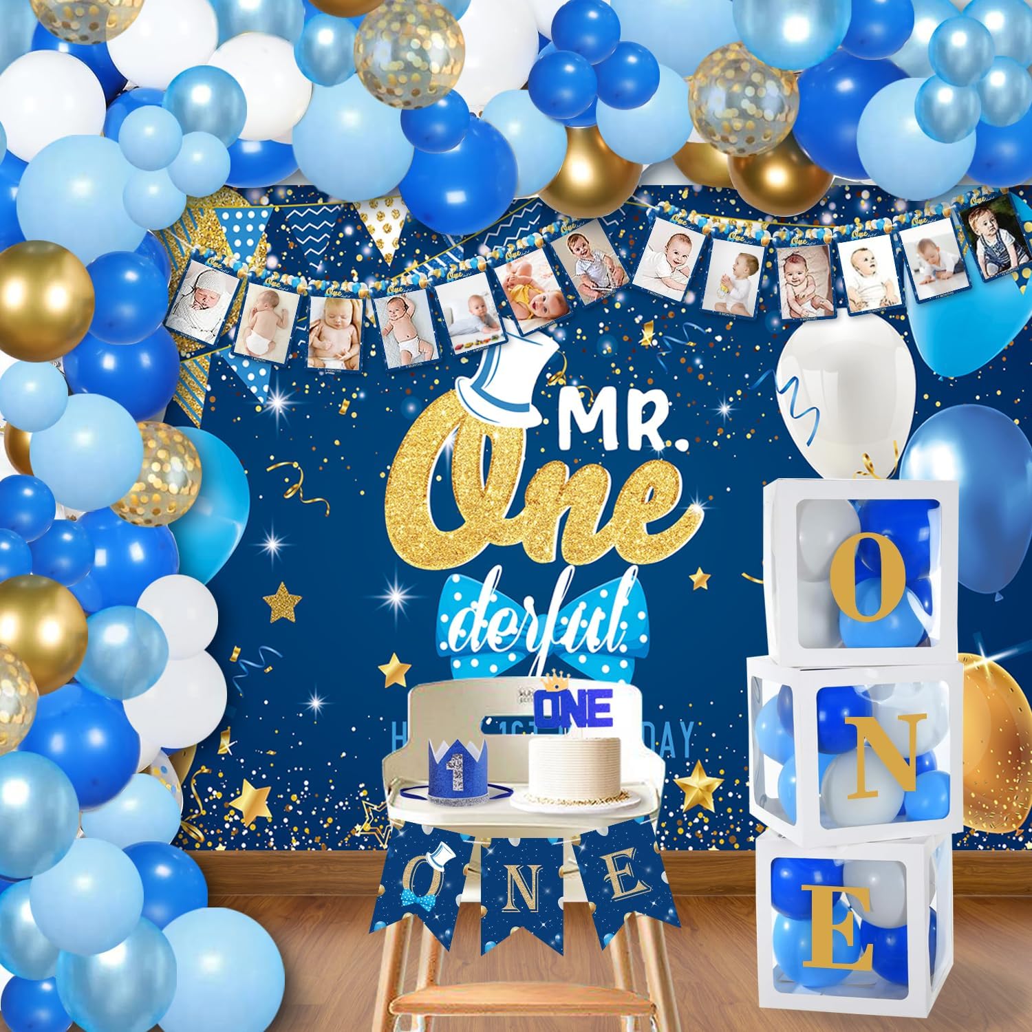 1500x1500 1st Birthday Image For Baby Boy Baby Boy 1st Birthday Decorations, Baby First Ethiopia Ubuy