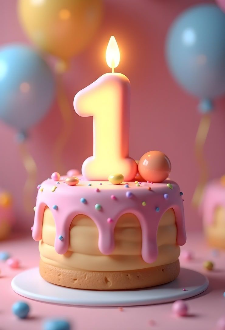 740x1082 Happy first birthday Image