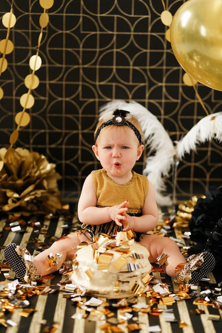 740x1110 Brown baby first birthday Image