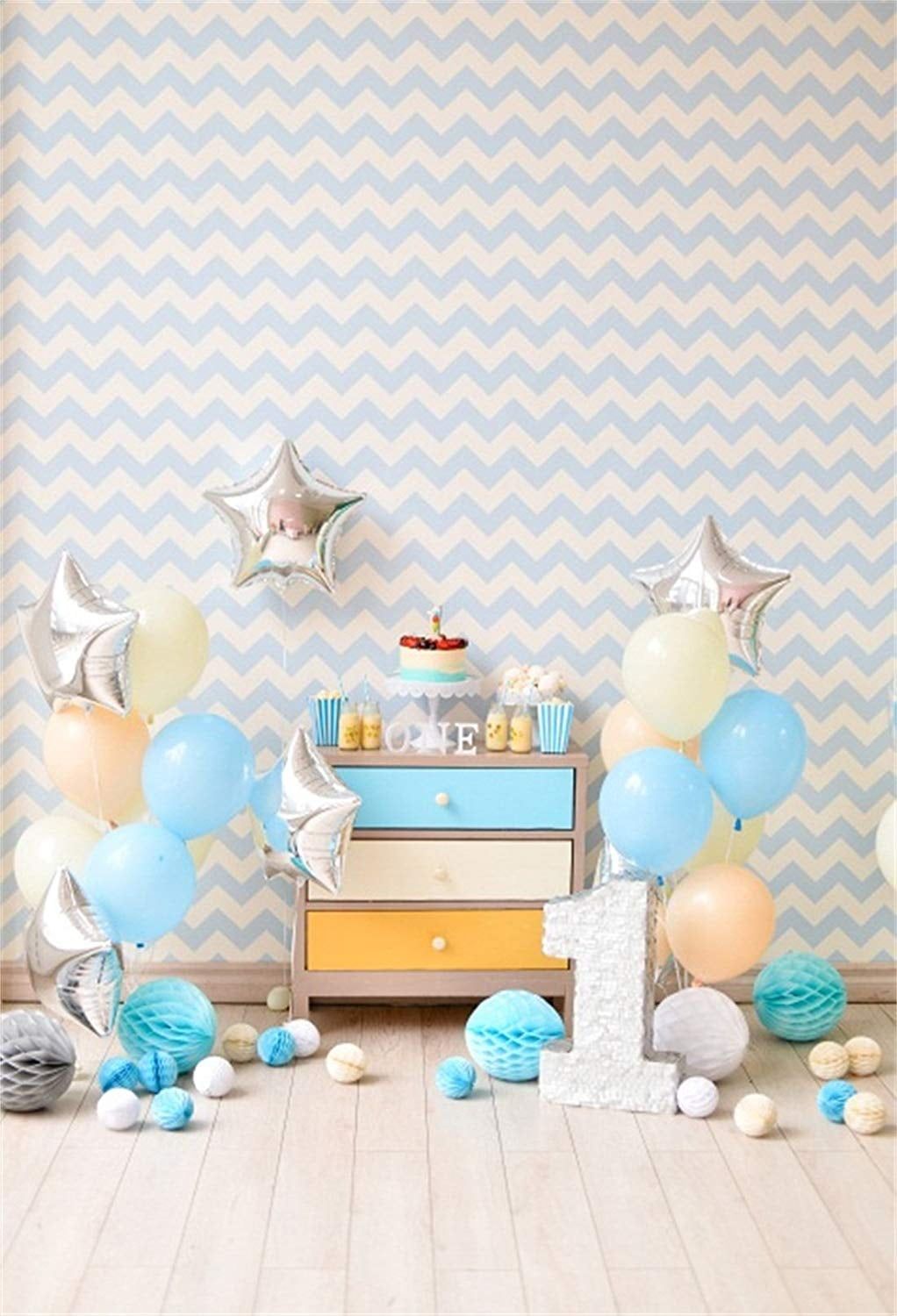 1022x1500 ABPHOTO Polyester 5x7ft Cake Smash Backdrop Boy 1st Birthday Backdrops for photography First Birthday Party Decorations Photo Background Studio Props