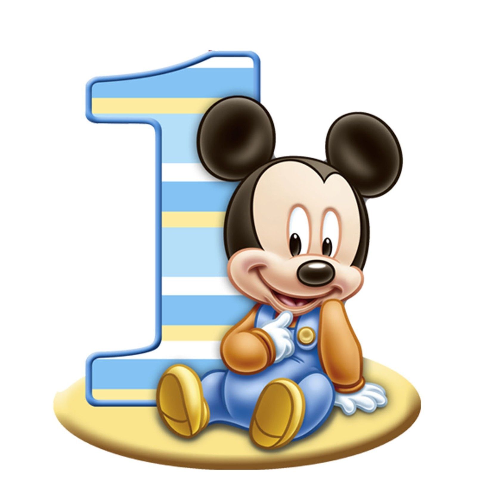1600x1600 MICKEYS 1st BIRTHDAY CAKE IMAGE Party Started