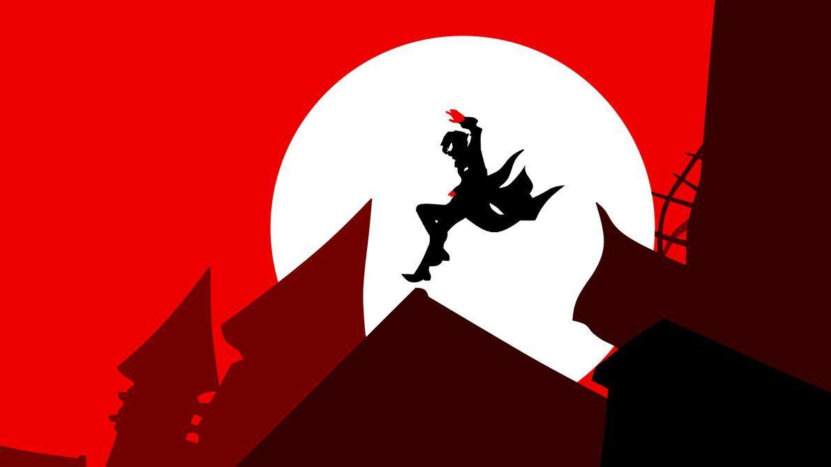 1191x670 Persona5 Silhouette Wallpaper
