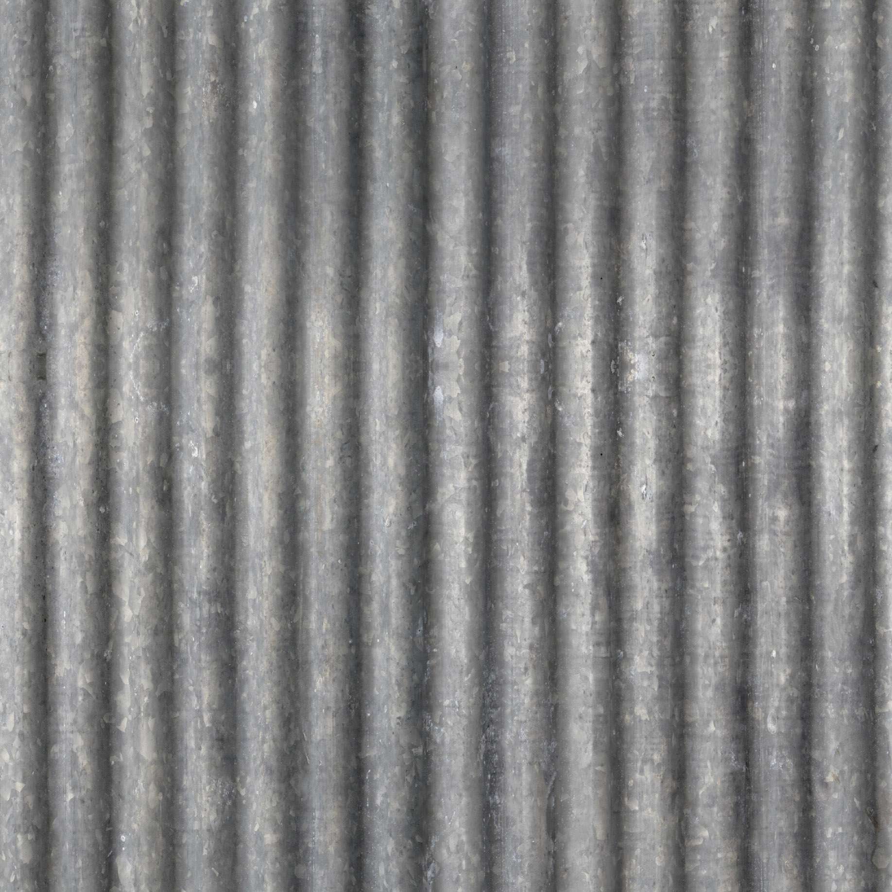 1836x1836 Corrugated Metal Wallpaper
