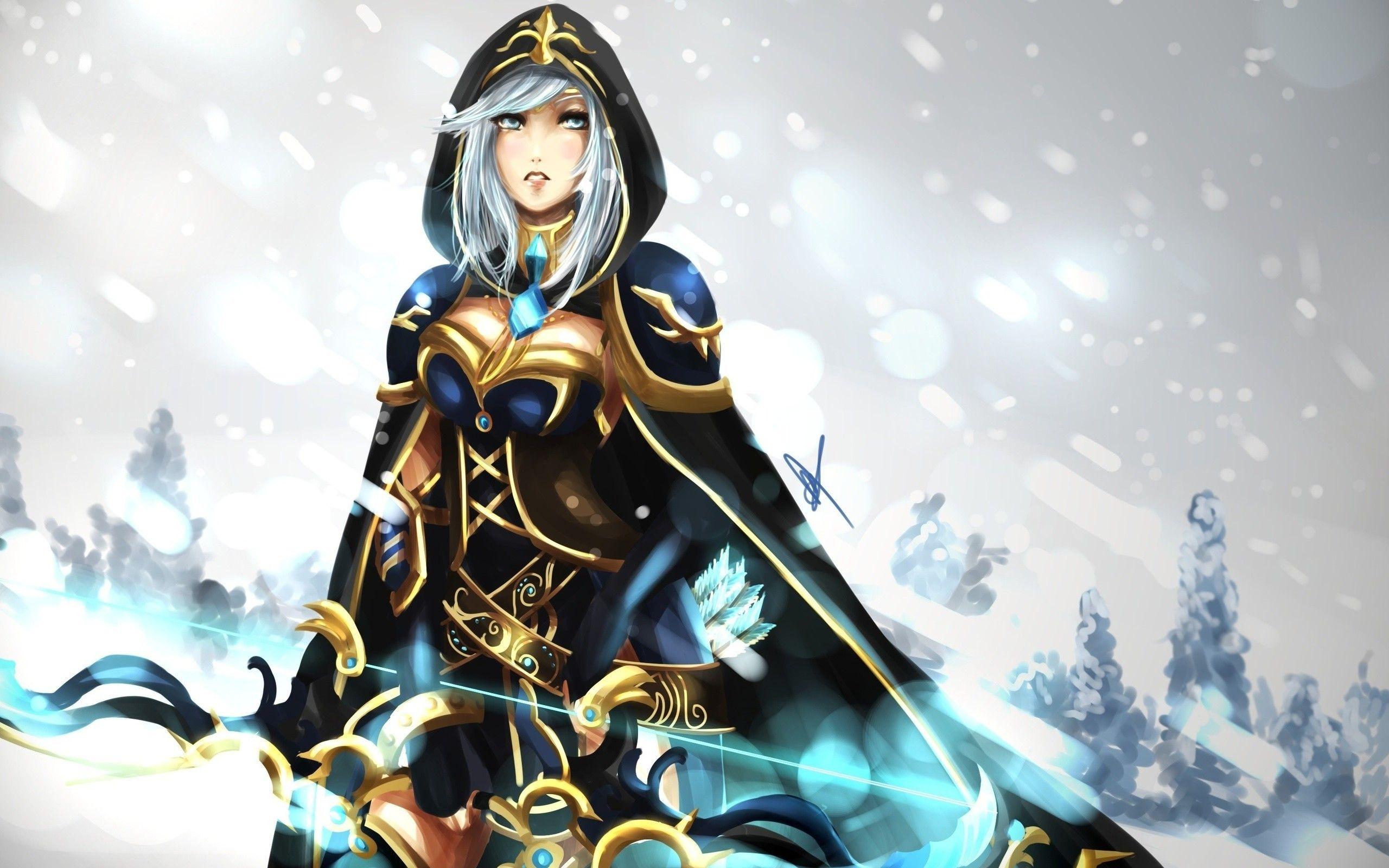 2560x1600 Ashe League Of Legends Wallpaper. Art Of LoL