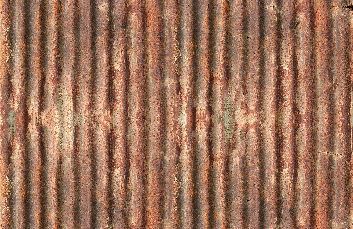 1155x750 Rustic Corrugated Metal Mural Wallpaper