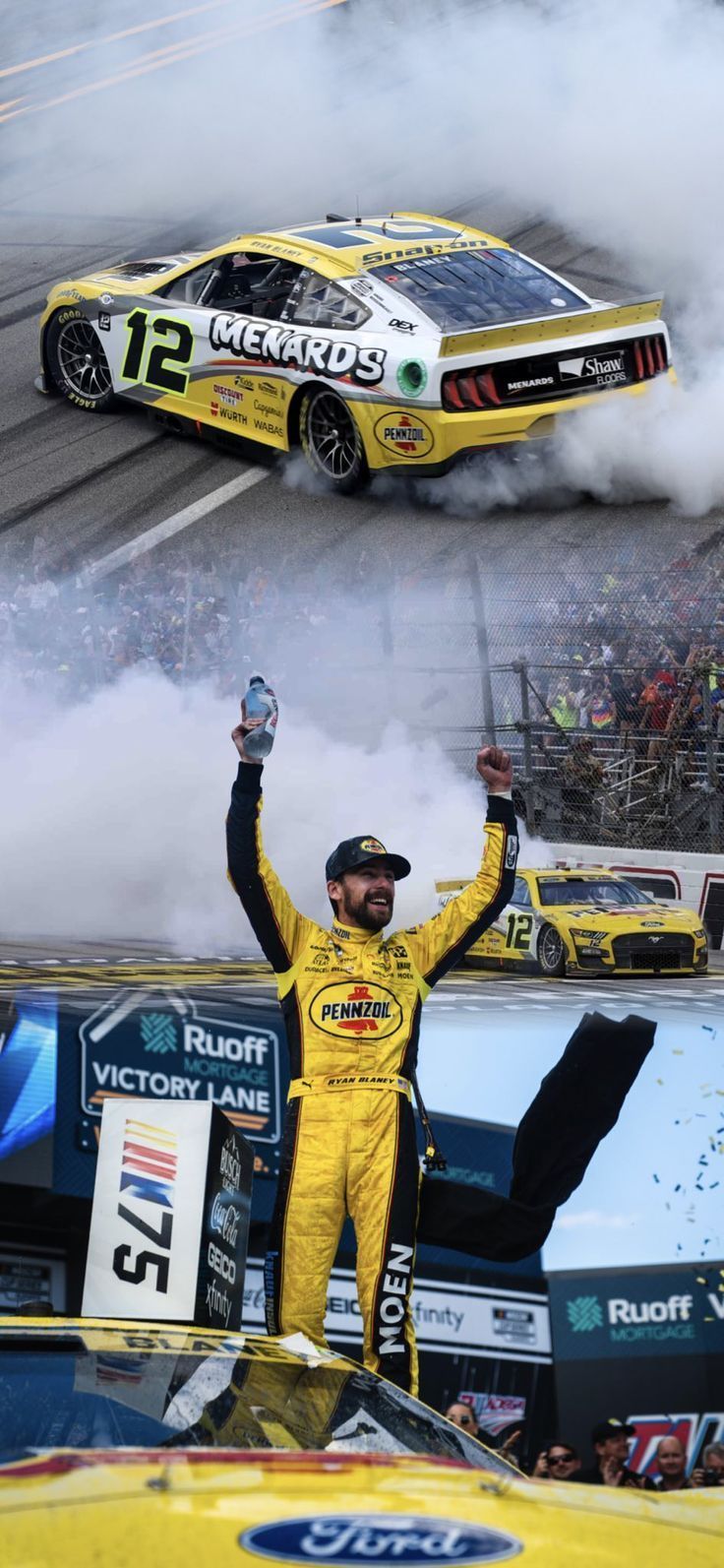 736x1593 Ryan Blaney Talladega Wallpaper NCS 2023