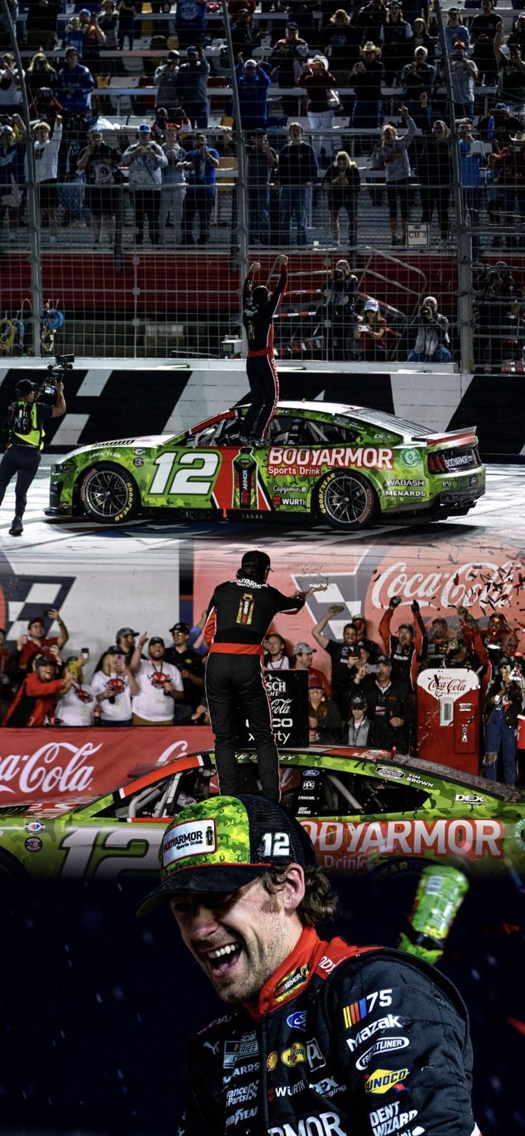 736x1593 Ryan Blaney Coca Cola 600 2023 Wallpaper