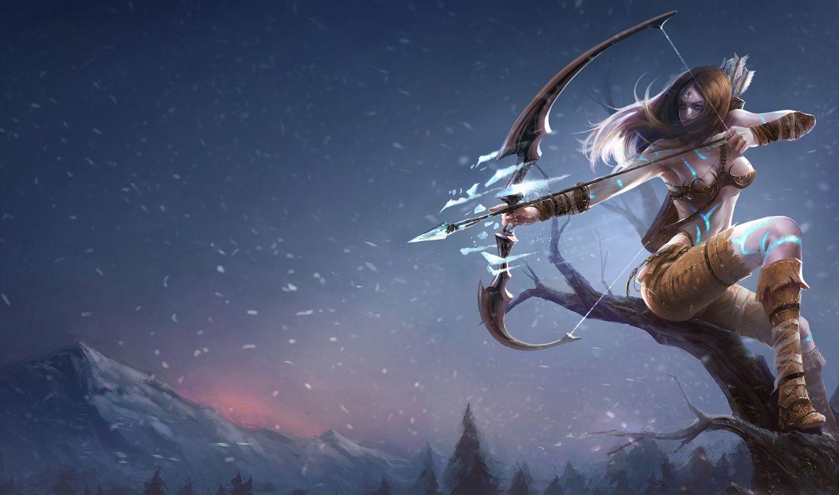 1215x717 Ashe of Legends Wallpaper