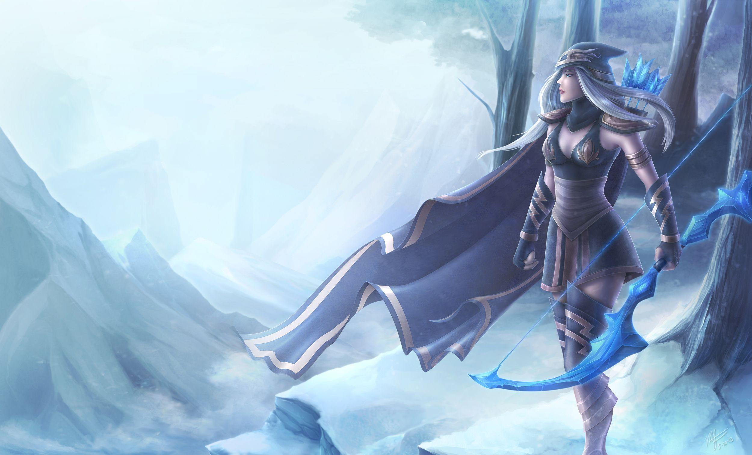 Ashe Lol Wallpapers Top Free Ashe Lol Backgrounds Wallpaperaccess