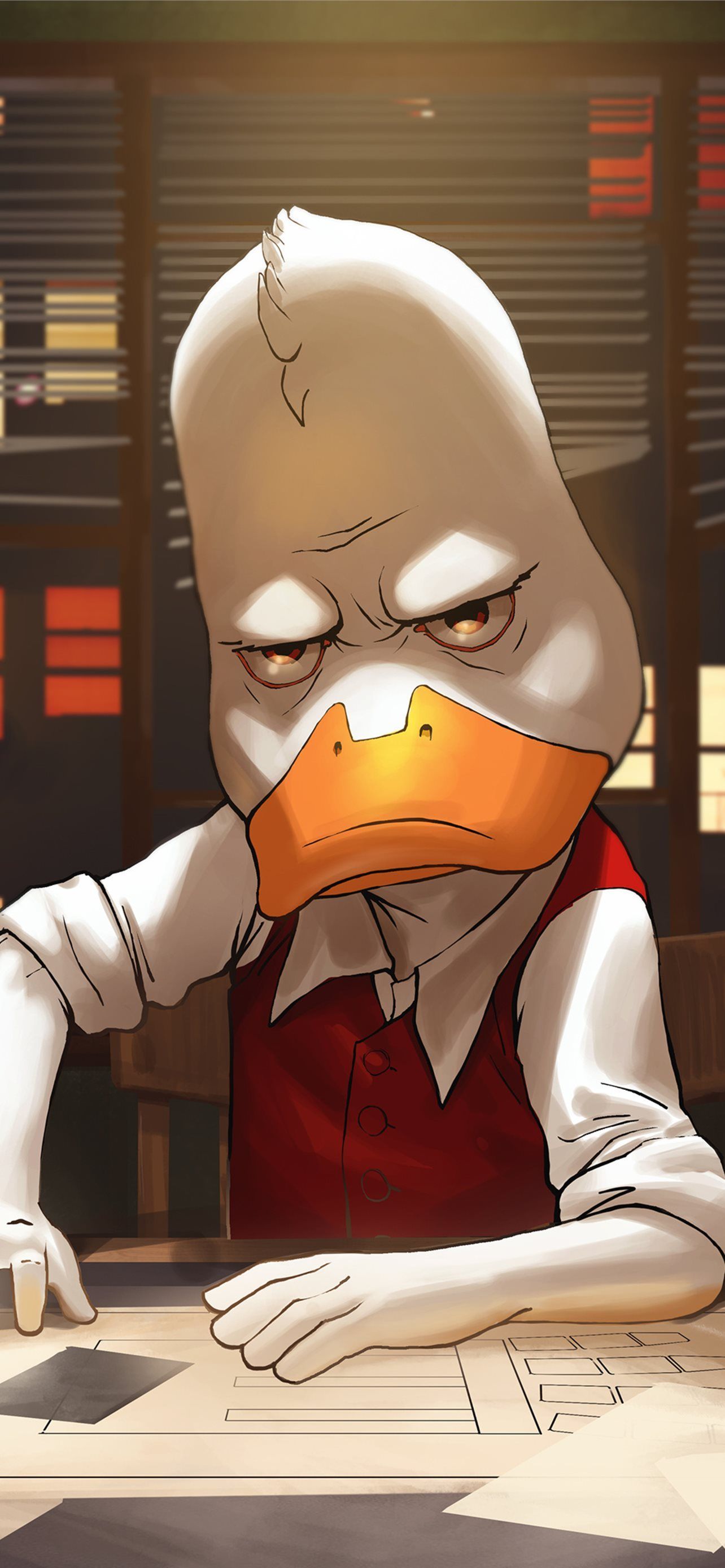 1284x2778 howard the duck iPhone Wallpaper Free Download