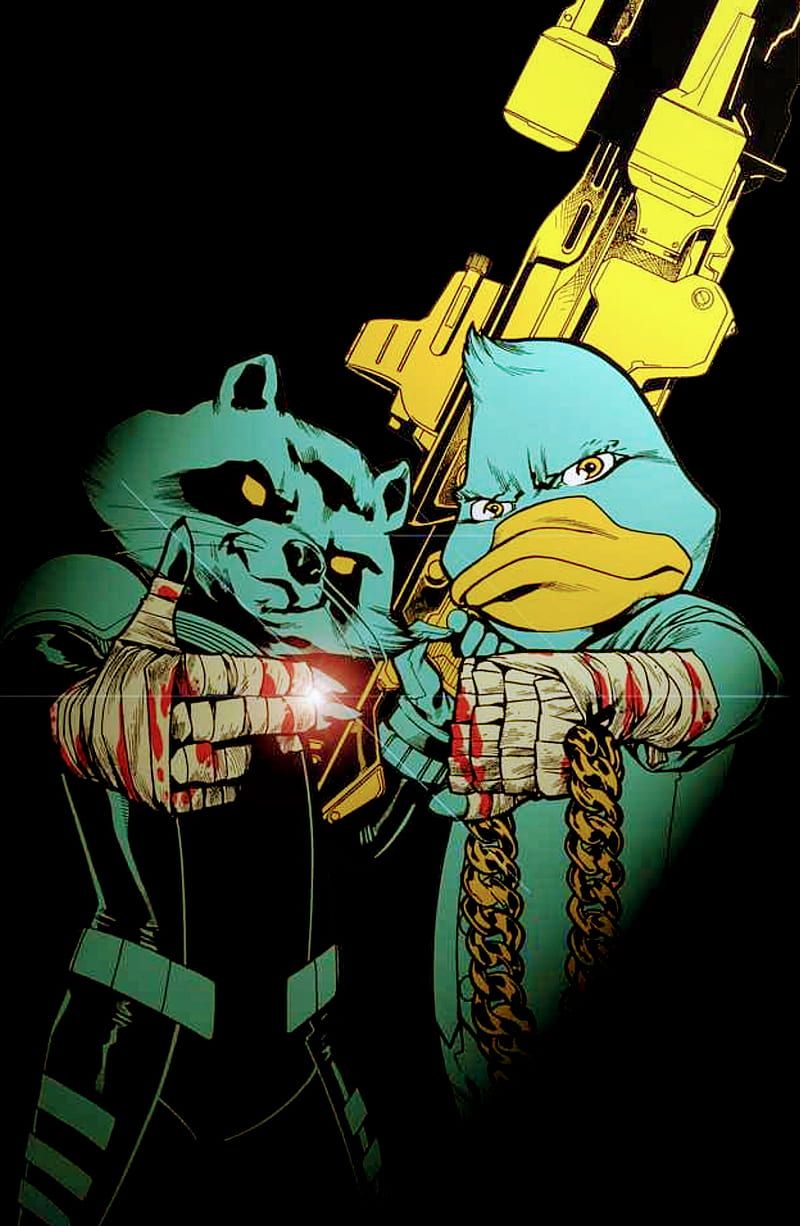 800x1226 Howard rocket, guardians, guardians marvel, howard marvel, howard the duck, marvel, HD phone wallpaper