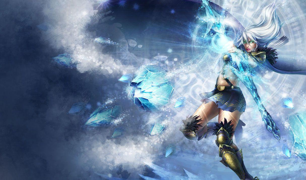 1215x717 Ashe of Legends Wallpaper
