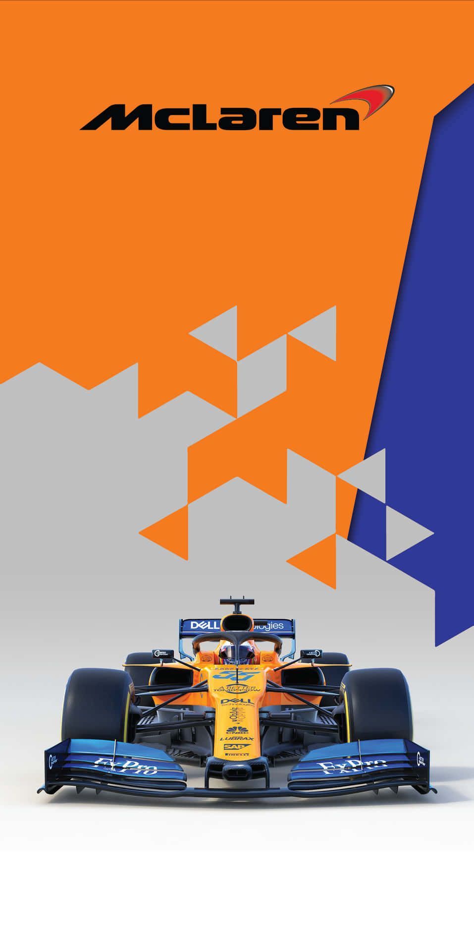 957x1920 Download Image McLaren Formula 1 racing car speeding on the track Wallpaper