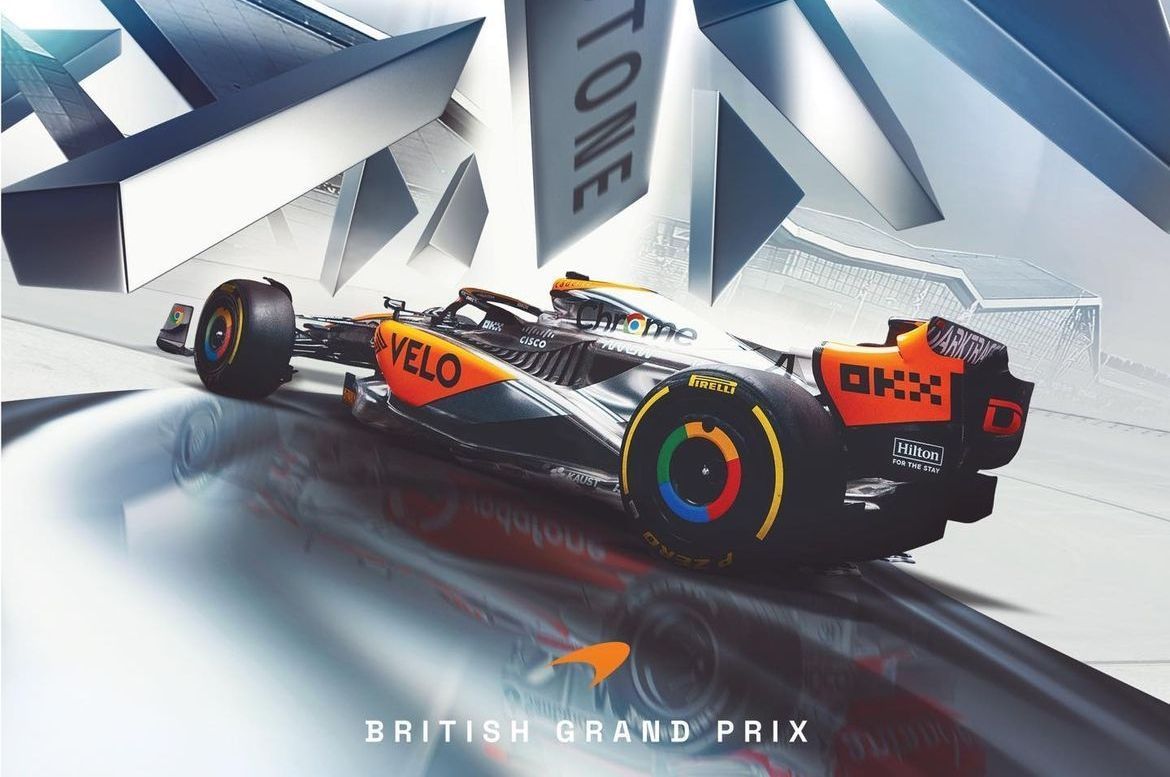 1170x777 McLaren F1 Team Revives Chrome Livery For Silverstone Grand Prix
