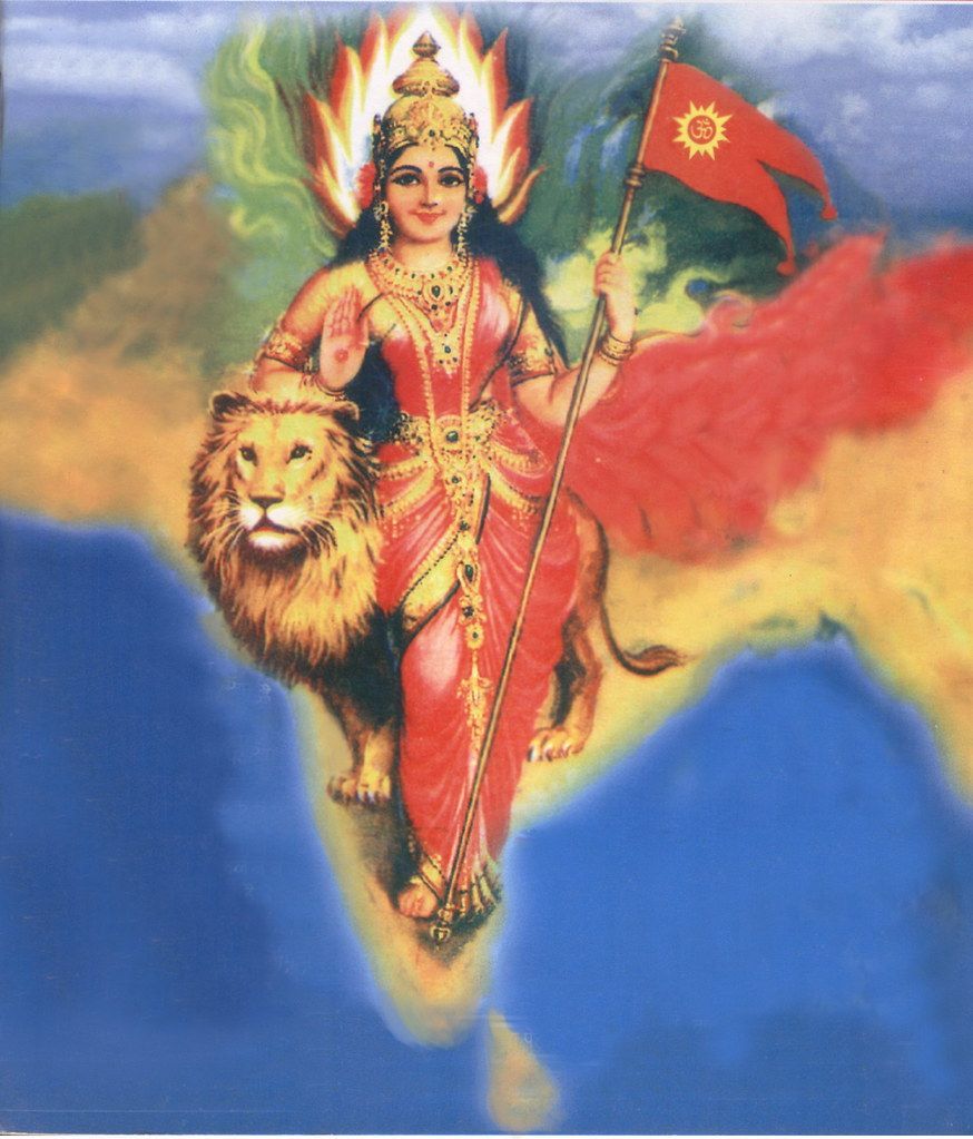 874x1023 bharat mata/ MOTHER INDIA. Hindutva_way of life