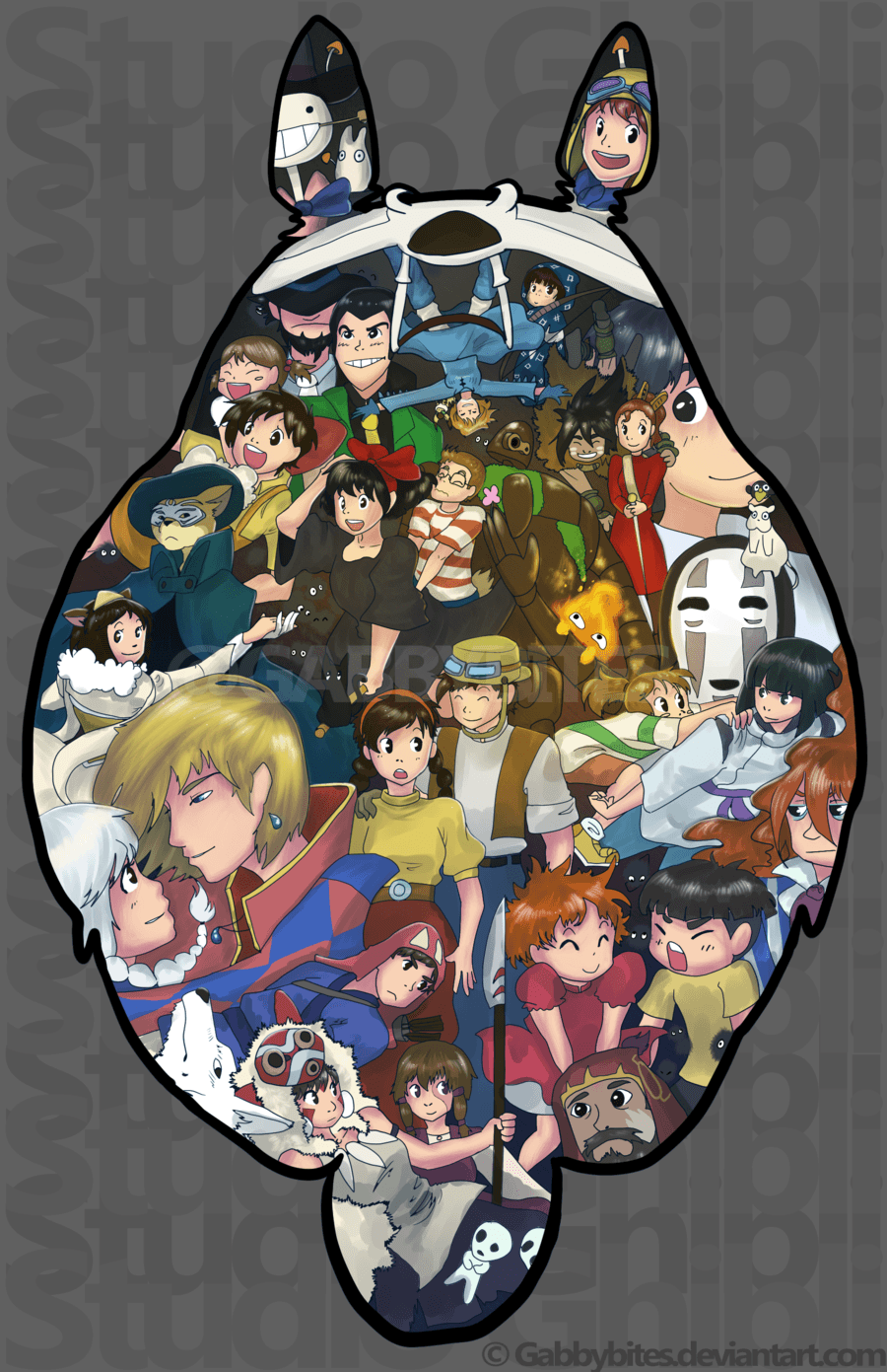 900x1391 Studio Ghibli Poster