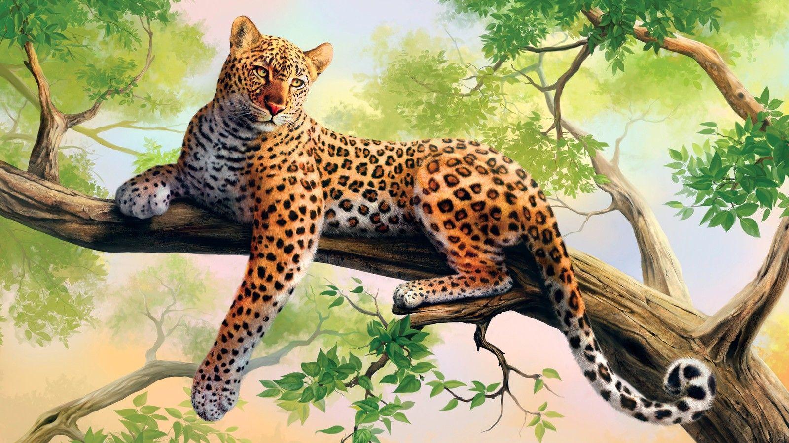 1600x900 Leopard Art HD 1600x900 Resolution HD 4k Wallpaper