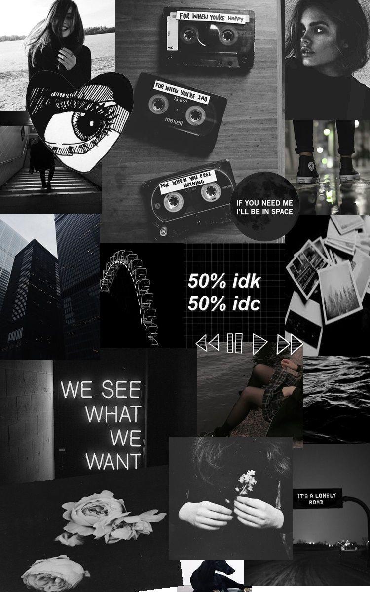 Sad Aesthetic Collage Wallpapers Top Free Sad Aesthetic Collage Backgrounds Wallpaperaccess Check out this fantastic collection of black aesthetic wallpapers, with 117 black aesthetic background images for your desktop, phone or tablet. sad aesthetic collage wallpapers top