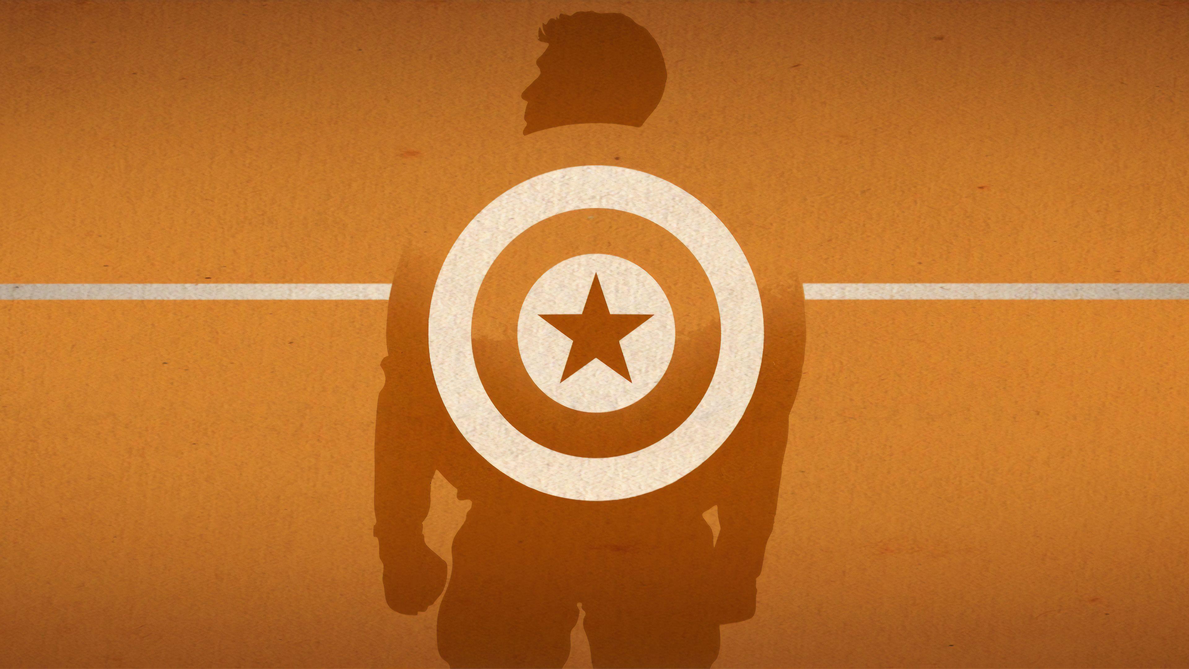 Captain America Minimalist Wallpapers - Top Free Captain America